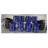 10 Blue Coffee Mugs & 4 Black Coffee Mugs 10 Blue Coffee Mugs & 4 Black Coffee Mugs