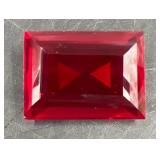 82.30ct Natural Red Ruby Emerald Cut Gemstone