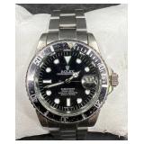 Rolex Submariner Watch w Stainless Steel Band