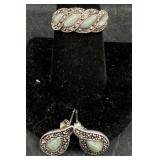 Sterling Silver Ring & Earring Set