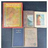 5 Antq Literary Works Books � Whittier, Tennyson+ 5 Antq Literary Works Books � Whittier, Tennyson+
