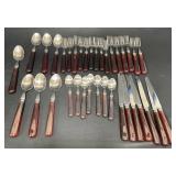 36-Piece Stainless Steel Flatware Set France 36-Piece Stainless Steel Flatware Set France