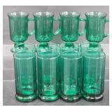 8 Essex Teal 16oz Tumblers & 4 Irish Coffee Mugs 8 Essex Teal 16oz Tumblers & 4 Irish Coffee Mugs