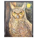 Original Barn Owl Painting by Blue Bond Original Barn Owl Painting by Blue Bond