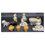 Vintage Japan Porcelain & Bisque Figurines Vintage Japan Porcelain & Bisque Figurines