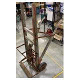 Antique Wood & Steel Hand Truck Dolly Antique Wood & Steel Hand Truck Dolly