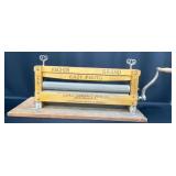 Antique Anchor Brand Easy Photo Wringer, Wood Base Antique Anchor Brand Easy Photo Wringer, Wood Base