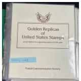 22 Golden Replicas US Stamps 1st Day Covers- WWII+ 22 Golden Replicas US Stamps 1st Day Covers- WWII+