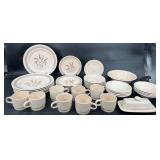 41 Pcs Homer Laughlin Speckled Wheat Dishes 41 Pcs Homer Laughlin Speckled Wheat Dishes