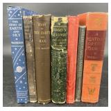 7 Antq Vntg Historical & Science Books � Geology+ 7 Antq Vntg Historical & Science Books � Geology+