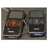 2 Kodak Zx1 Pocket Video Cameras w Accessories 2 Kodak Zx1 Pocket Video Cameras w Accessories