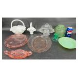 Depression Glass & Milk Glass Collection ï¿½Uranium+