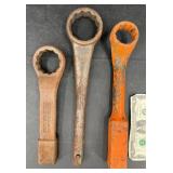3 Slugging Striking Wrenches, Assorted Sizes 3 Slugging Striking Wrenches, Assorted Sizes