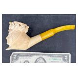 Meerschaum Pipe w Bakelite Stem Meerschaum Pipe w Bakelite Stem