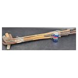 11 Vintage Wooden Shaft Golf Clubs � Monarch + 11 Vintage Wooden Shaft Golf Clubs � Monarch +