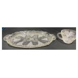 Anchor Hocking Serva-Snack Sets w Trays & Cups Anchor Hocking Serva-Snack Sets w Trays & Cups