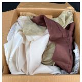 Lot of Assorted Fabric Curtains ï¿½ Sheer, Lace +