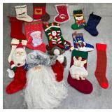 Christmas Stockings Collection  Santa, Snowman+