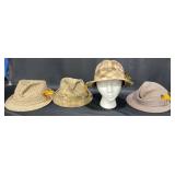4 Pendleton Woolen Mills Plaid Fedora Hats