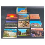 100 Unused Travel Postcards w Various Scenes
