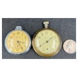 2 Vintage Pocket Watches  Bristol & Earl