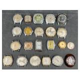 21 Assorted Vintage Watch Movements