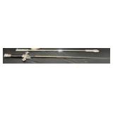 Vntg Knights Columbus Ceremonial Sword, Scabbard