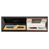 2 Luxury Pens w Cases  Cross & Foray Focus