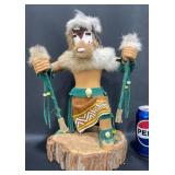 Signed C Begay Hopi Deer Kachina Doll