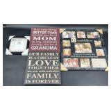 Family & Grandma Themed Decor  Frames, Plaques