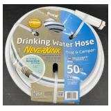New 50 Ft NeverKink Drinking Water Hose 5/8" Dia
