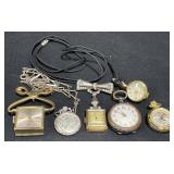 Vintage Brooch & Necklace Watches, Pocket Watches