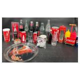 Assorted Coca-Cola Collectibles  Tray, Bottles +