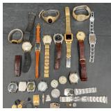 Assorted Vintage Watches, Movements & Watch Parts