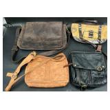 4 Leather Handbags Purses  Cabin Creek +