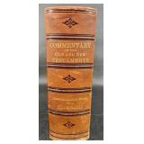 Antq 1875 Commentary on Old & New Testaments Book