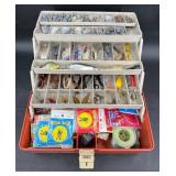 Plano Tackle Box w Fishing Tackle & Accessories