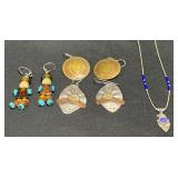 Mixed Native American Jewelry - Sterling, Copper +