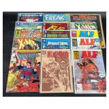 15 Comic Books  X-Men, Spider-Man, ALF +