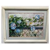Morning Glories Watercolor Painting by Dick Wire