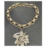 Vintage Excalibur Unsheathed Honor Watch Fob Chain