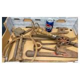 Antique Tools Collection  Wrenches, Ice Pick +