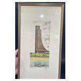 Laboe Naval Memorial in Germany Framed Art Print