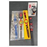 3 Collectible WatchesSwatch, Michael Jordan, M&M+