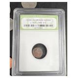 Medieval Bronze Nummis Coin & Foreign Coins