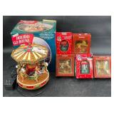 Christmas Holiday Go Round Musical Carousel +