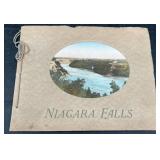 Antique Niagara Falls Souvenir Book w Color Photos
