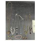 Jewelry Collection w Necklaces, Earrings, Bracelet