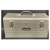 Craftsman Metal Tool Box w Assorted Contents