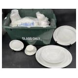 Wedgwood Shape 225 Bone China w Serving Pieces